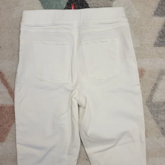 Spanx Distressed Skinny Jean White size Medium NEW - Picture 9 of 10